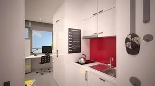 Białe, kilkunastometrowe mieszkania powstają we Wrocławiu