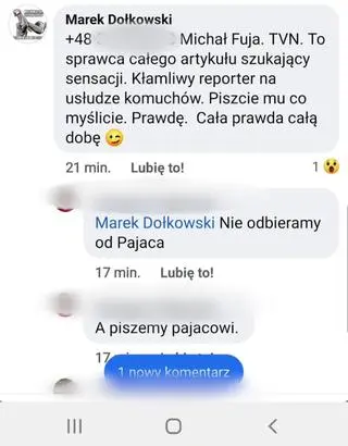 Wpis Marka Dołkowskiego