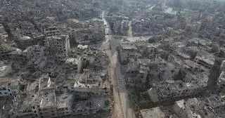 Zniszczone syryjskie miasto Homs, 2018 rok