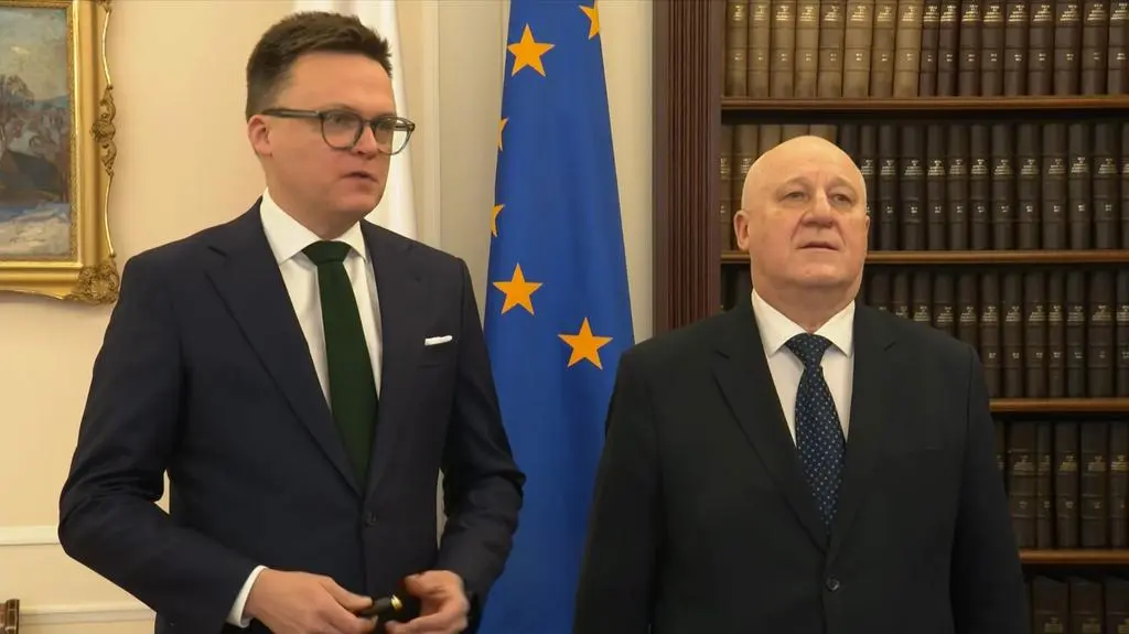 Szymon Hołownia i Sylwester Marciniak 