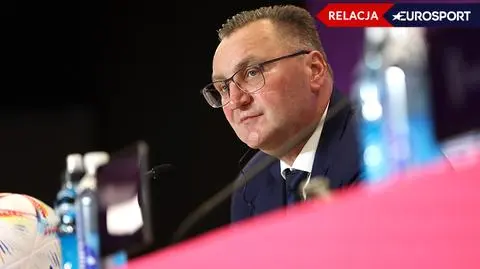 Czesław Michniewicz w ogniu pytań. Konferencja prasowa reprezentacji