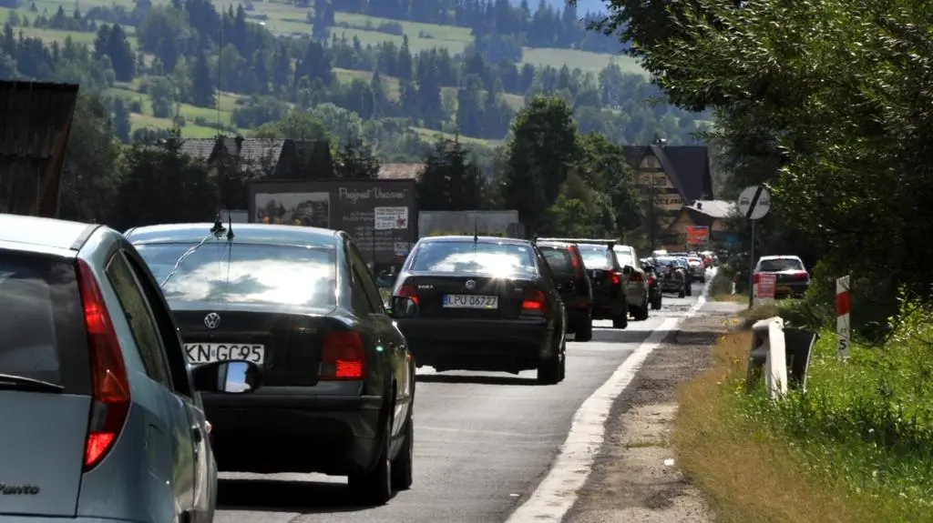 Korki są na całej długości trasy
