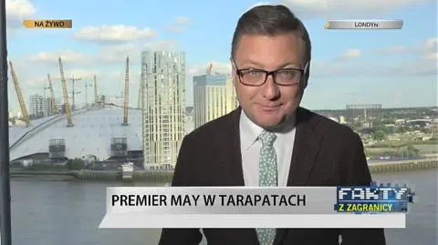 Premier Theresa May w tarapatach