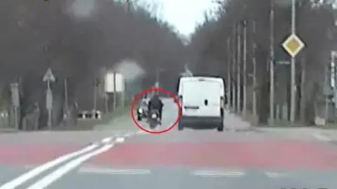 Motocyklista złamał szereg przepisów w trakcie ucieczki przed policją