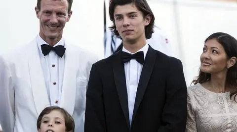Książę Nikolai w towarzystwie rodziców w dniu swoich 18. urodzin, 2017 rok