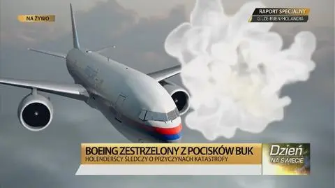 Śledczy ustalili że w samolot trafił Buk