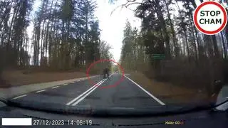 Do zdarzenia doszło na drodze krajowej 58 