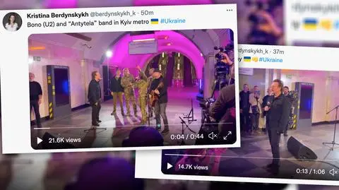 U2 zagrało w kijowskim metrze