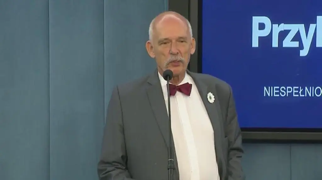 Korwin-Mikke przeprasza za kretyna ministra