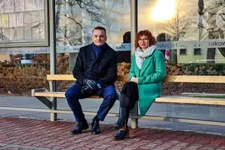 Łukasz Gibała i Daria Gosek-Popiołek