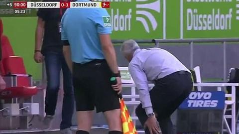"Gdyby kózka nie skakała…". Trener Lucien Favre znów kontuzjowany