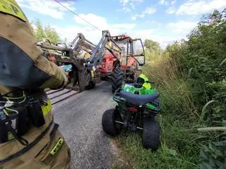 Qudem kierowała 14-latka, wiozła dwuletniego brata