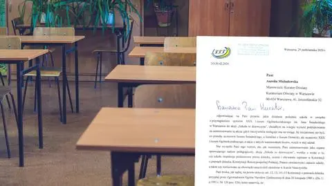 Kurator pyta o protest uczniów. Dyrektor odpowiada: dziękuję za zainteresowanie, rzeczywiście jest warta uwagi