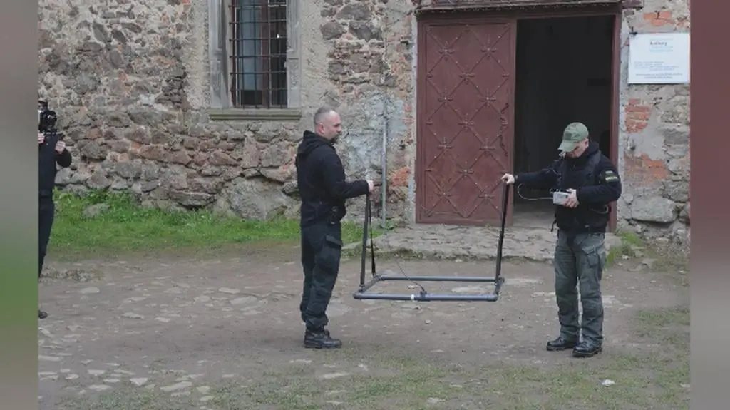 Prace GEMO na Zamku Grodno