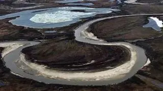 Tundra z lotu ptaka (fot