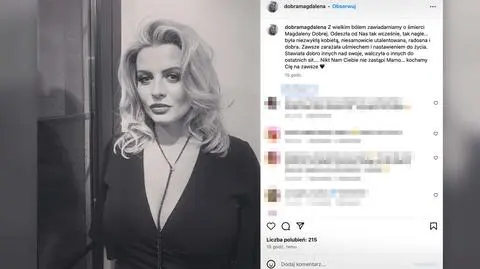 "Odeszła od nas tak wcześnie, tak nagle"