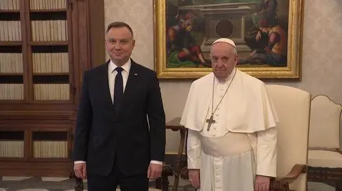 Prezydent Andrzej Duda spotkał się z papieżem Franciszkiem