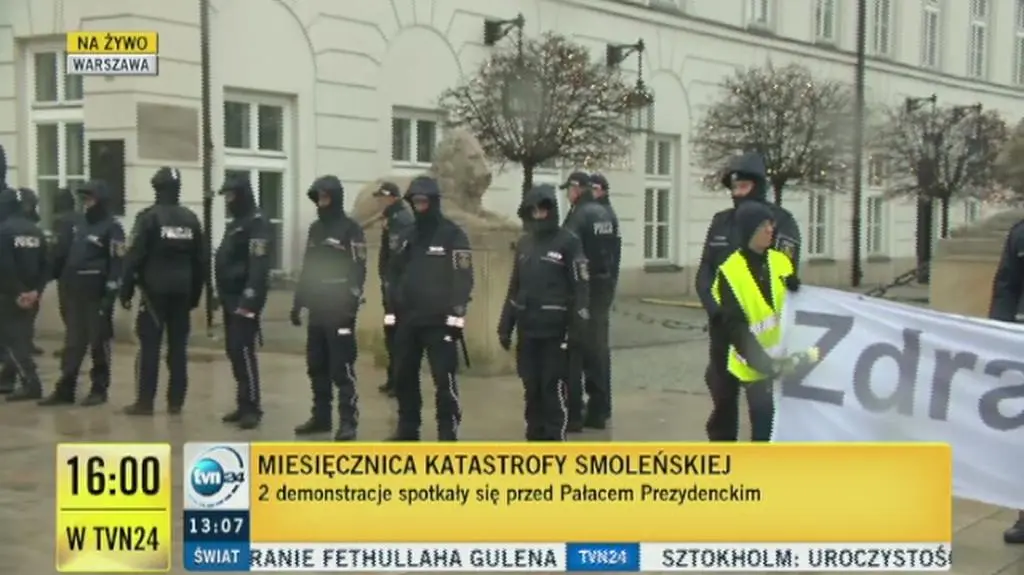Obywatele RP: zostaliśmy wypchnięci. Policja zaprzecza