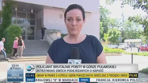 Prokuratura czeka na opinię biegłego z zakresu obrażeń policjanta