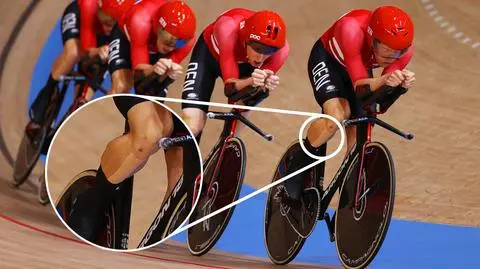 Kontuzjowani pojechali po rekord? Nie, tak zwiększali aerodynamikę