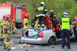 Poważny wypadek w miejscowości Zegrze Południowe (Mazowieckie)