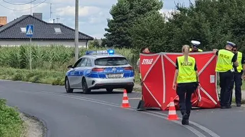 Motorowerem wypadł z drogi i wjechał w barierki, zginął na miejscu 