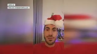 Pavlos Diamantopoulos sings "Silent Night" in Greek