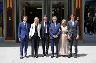 Bernard Arnault z dziećmi