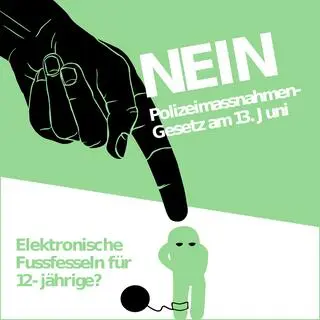 "Dozór elektroniczny dla 12-latka?". Plakaty nawołujące do odrzucenia w referendum prawa dot. działań policji 
