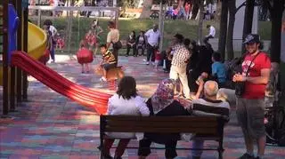 Plac zabaw w parku Gezi