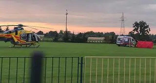 Reanimacja piłkarza w Kruszynie trwała 45 minut