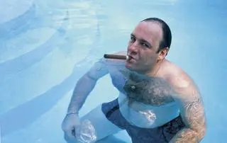 James Gandolfini jako Tony Soprano w "Rodzinie Soprano"