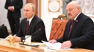 Władimir Putin i Alaksandr Łukaszenka 