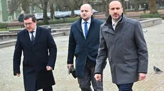 Mateusz Wagemann, Dariusz Matecki i Janusz Kowalski
