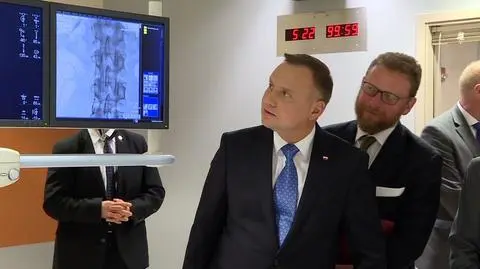 Andrzej Duda w MD Anderson Cancer Center w Houston