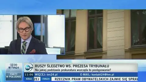 Śledztwo ws. prezesa TK. "Z góry skazane na porażkę"