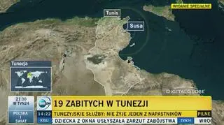 Atak na hotele w Tunezji. Zginęło co najmniej 19 osób 