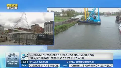 Nowa przeprawa nad Motławą