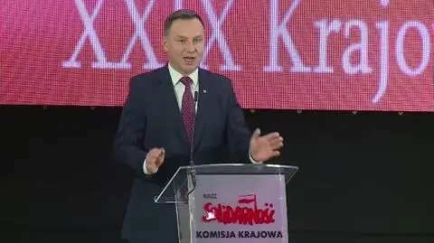 Prezydent do Solidarności: dziękuję wam że pilnujecie żebyśmy byli Zachodem