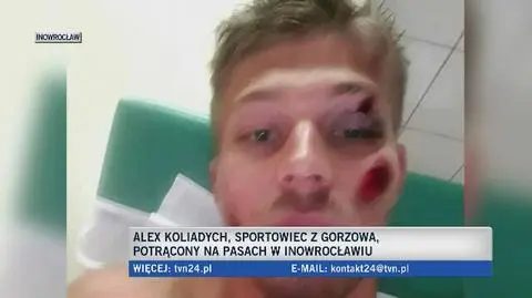 Kanadyjkarz potrącony przez samochód