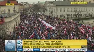 Zakończył się marsz "W obronie ładu konstytucyjnego"