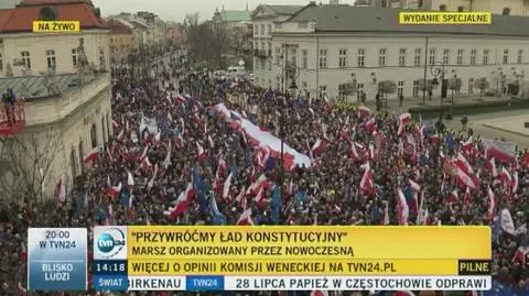 Zakończył się marsz "W obronie ładu konstytucyjnego"