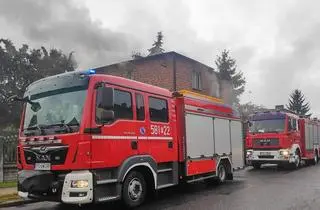 Słupca. W pożarze domu jednorodzinnego zginął 48-letni mężczyzna