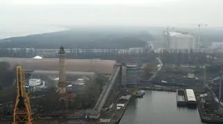 Świnoujście. Okolice gazoportu