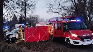 Tragiczny wypadek koło Poddębic