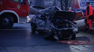 Kierowca osobówki zginął na miejscu