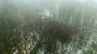 Śmigłowiec rozbił się w nocy w środku lasu
