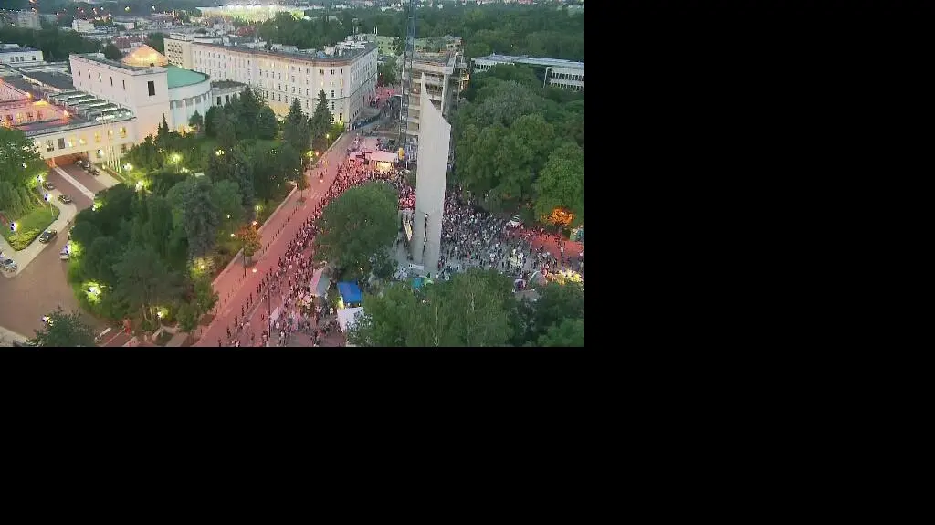 Protest w Warszawie