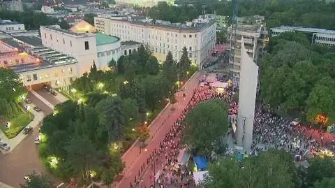 Protest w Warszawie