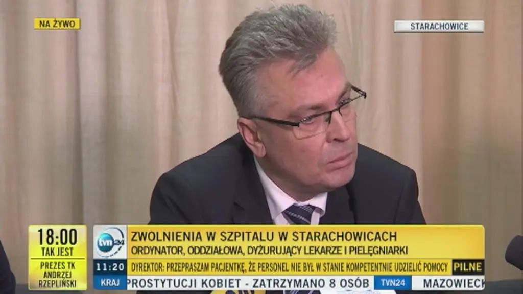 Dyrektor szpitala zaznacza, że sprawę będzie wyjasniać prokuratura 